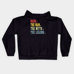 Baba The Man The Myth The Legend T Shirt for Father Kids Hoodie